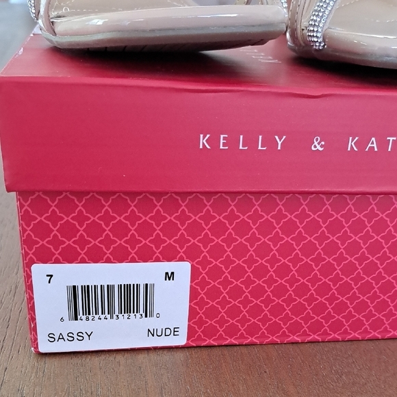 Kelly & Katie Sassy Wedge Sandal - Color: Nude - Size: 7 - Picture 3 of 10